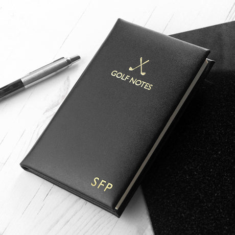 Personalised Luxury Leather Golf Notebook: 10 - Notebooks By Gift Moments