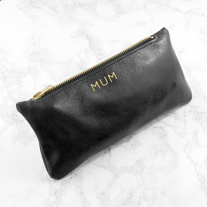 Personalised Slimline Black Leather Clutch: 2 - Bags & Purses By Gift Moments