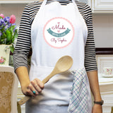 Personalised Love Apron with Custom Name: 3 - Aprons By Gift Moments