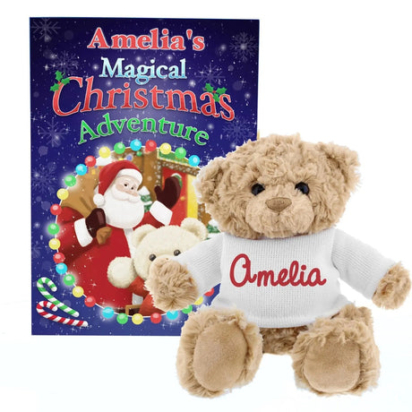 Personalised Christmas Adventure Book & Teddy Bear: 4 - Books By Gift Moments