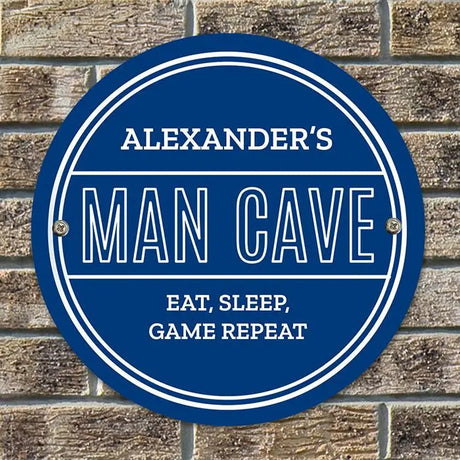 Personalised Man Cave Heritage Plaque: 2 - Signs & Plaques By Gift Moments