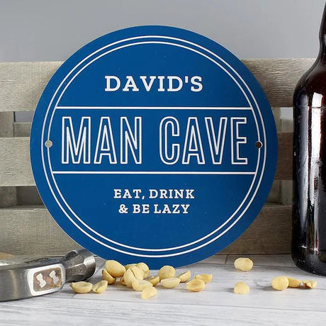 Personalised Man Cave Heritage Plaque: 1 - Signs & Plaques By Gift Moments