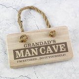 Personalised Man Cave Wooden Sign: 4 - Signs & Plaques By Gift Moments