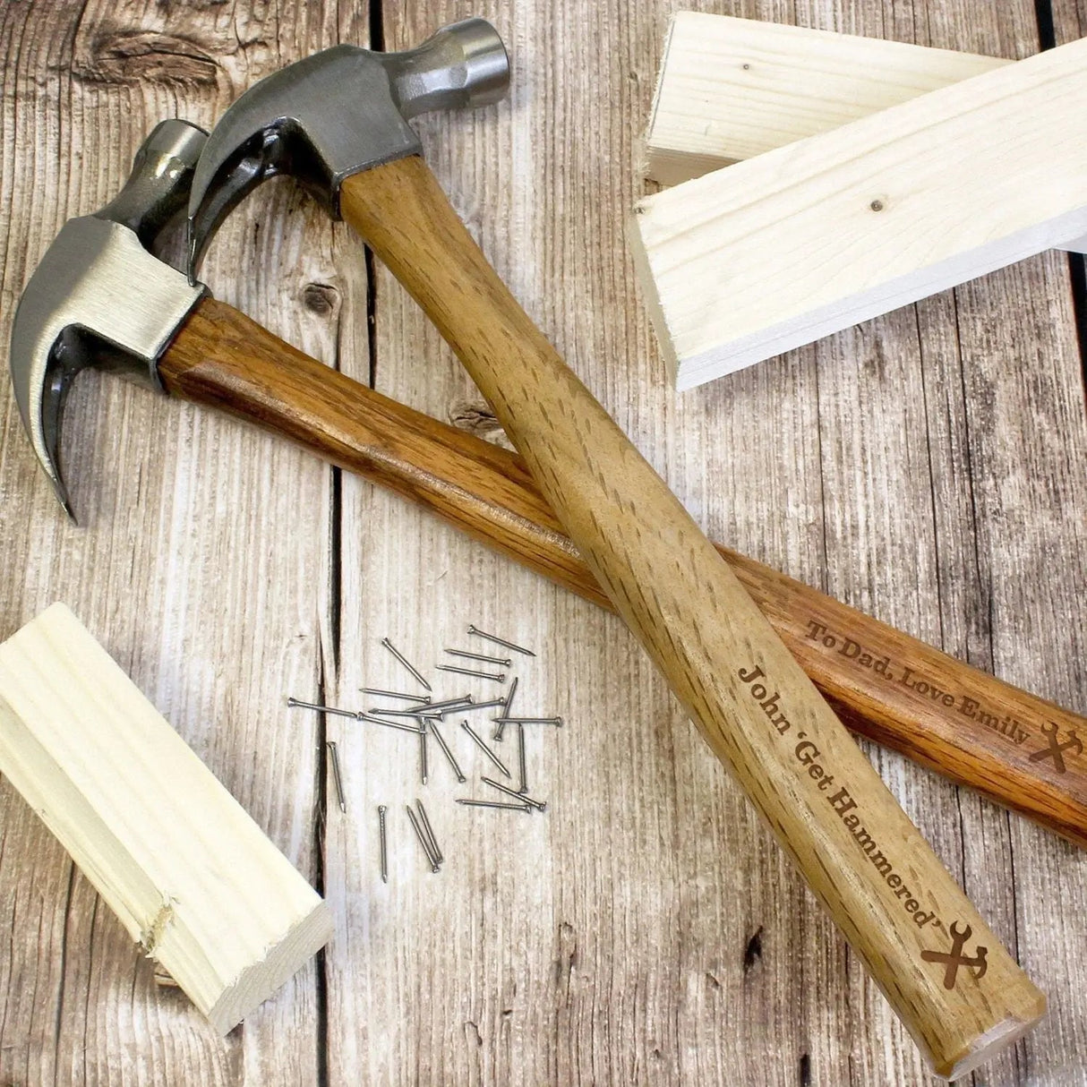 Personalised Man at work Hammer: 1 - Tools & Storage By Gift Moments