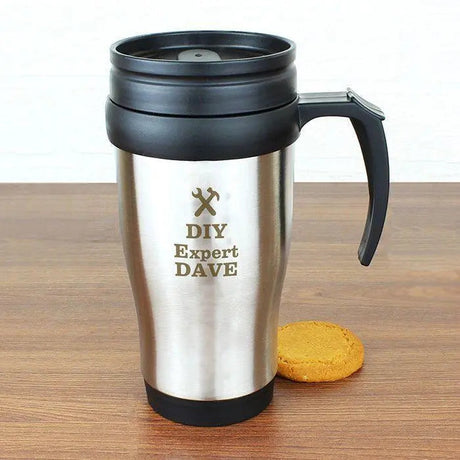 Personalised Man At Work Travel Mug: 1 - Travel Mugs By Gift Moments