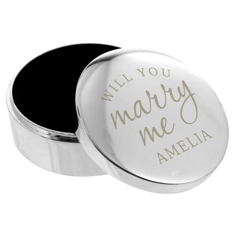 Personalised Engagement Ring Box: 3 - Trinket Boxes By Gift Moments