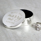 Personalised Engagement Ring Box: 2 - Trinket Boxes By Gift Moments