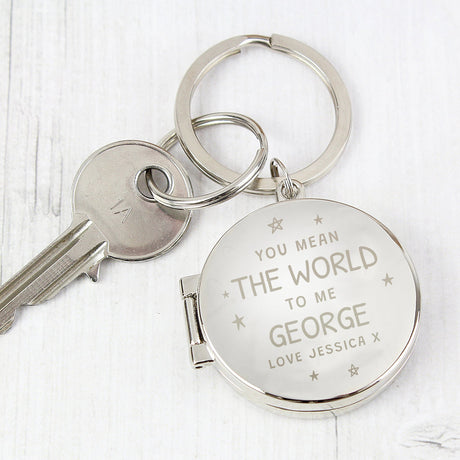 You Mean The World To Me Keyring: 4 - Keyrings By Gift Moments