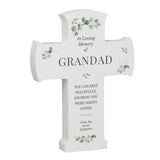 Personalised Memorial Cross Wooden Ornament: 5 - Ornaments By Gift Moments