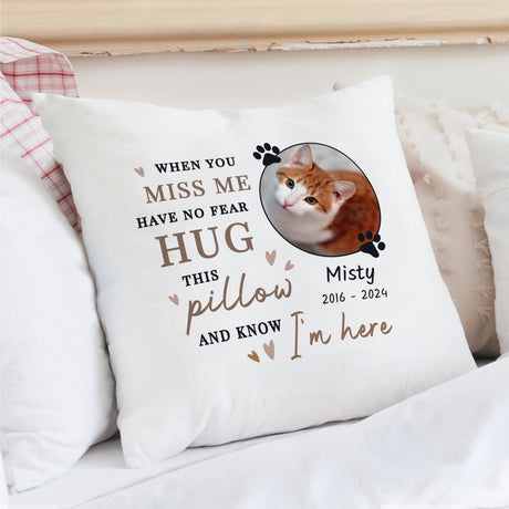 Personalised Memorial Pet Photo Cushion: 2 - Cushions By Gift Moments