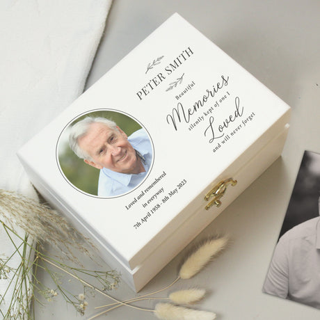 Personalised Memorial Photo Keepsake Box: 1 - Keepsake Boxes By Gift Moments