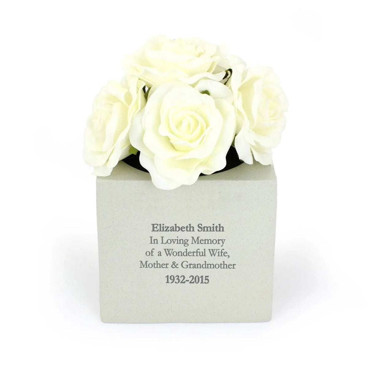 Personalised Memorial Vase Tribute: 3 - Memorials By Gift Moments