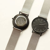 Personalised Men’s Minimalist Silver Mesh Watch: 2 - Watches By Architect Watches