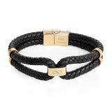 Personalised Men’s Infinity Dual Leather Bracelets: 15 - Bracelets By Gift Moments