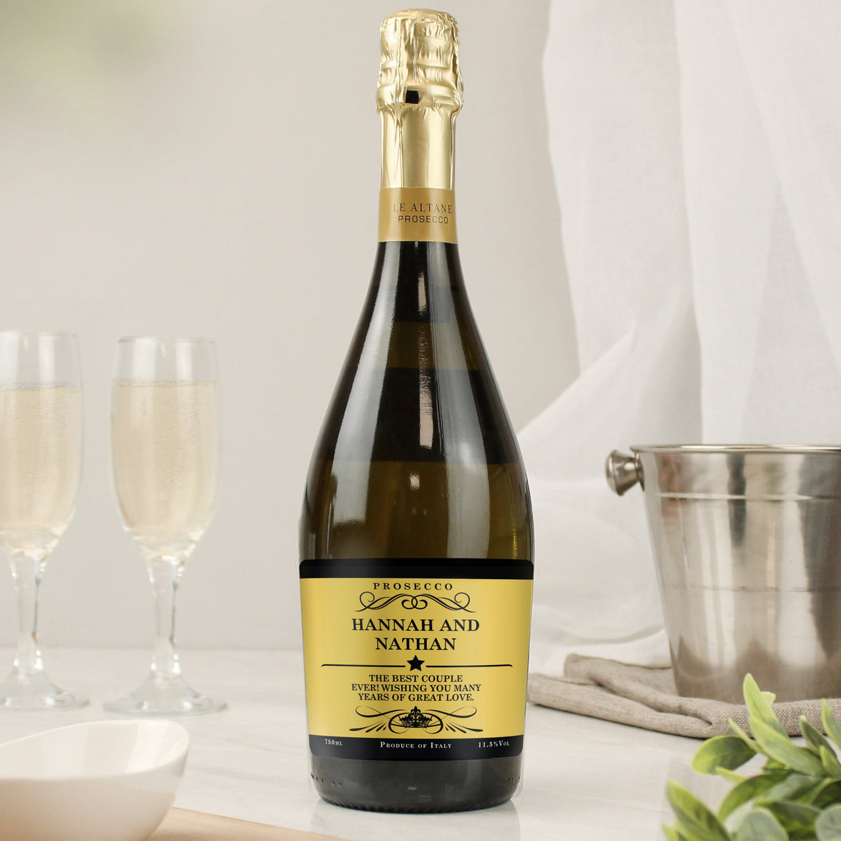 Personalised Prosecco Celebration Bottle: 1 - Prosecco By Gift Moments