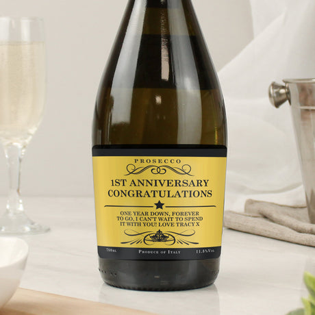 Personalised Prosecco Celebration Bottle: 2 - Prosecco By Gift Moments