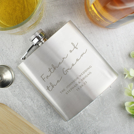 Personalised Engraved Stainless Steel Hip Flask: 4 - Hip Flasks By Gift Moments