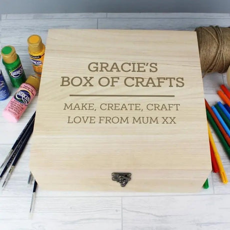 Personalised Large Wooden Keepsake Box: 2 - Keepsake Boxes By Gift Moments