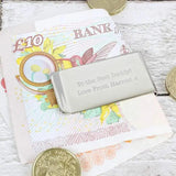 Personalised Silver Plated Money Clip: 4 - Wallets & Money Clips By Gift Moments