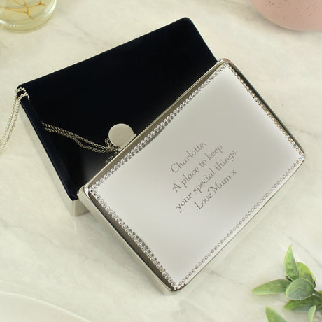 Personalised Rectangular Jewellery Box: 1 - Jewellery Boxes By Gift Moments