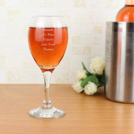 Personalised Wine Glass Gift: 2 - Wine Glasses By Gift Moments