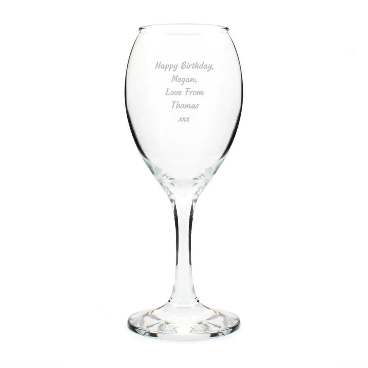 Personalised Wine Glass Gift: 3 - Wine Glasses By Gift Moments