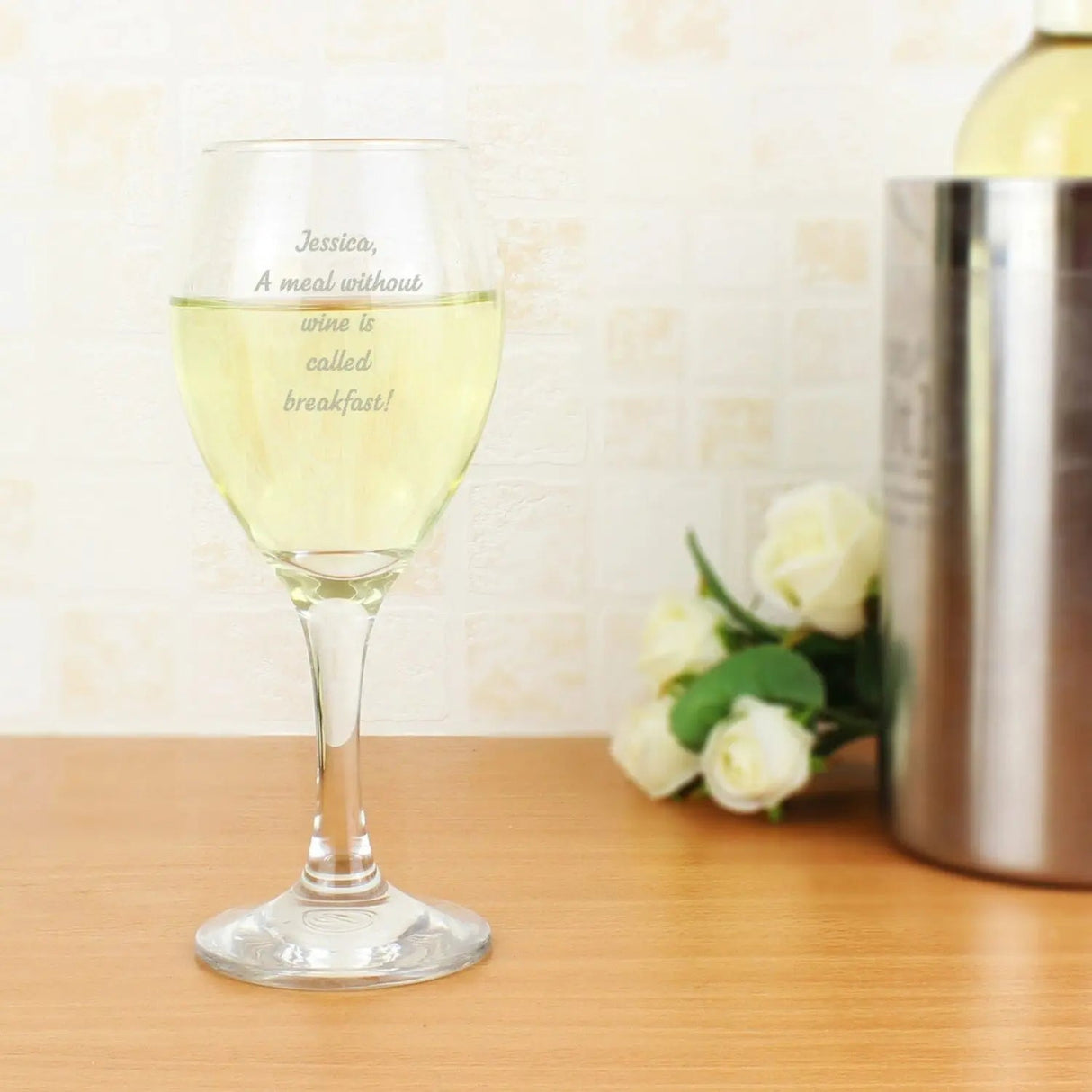 Personalised Wine Glass Gift: 1 - Wine Glasses By Gift Moments