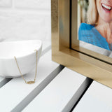 Personalised Metallic Gold Photo Frame: 5 - Photo Frames By Gift Moments