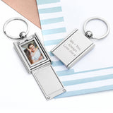 Personalised Photo Frame Keyring: 1 - Metal Keyrings By Gift Moments