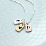 Personalised Me and You Mini Tag Necklace: 2 - Necklaces By Gift Moments