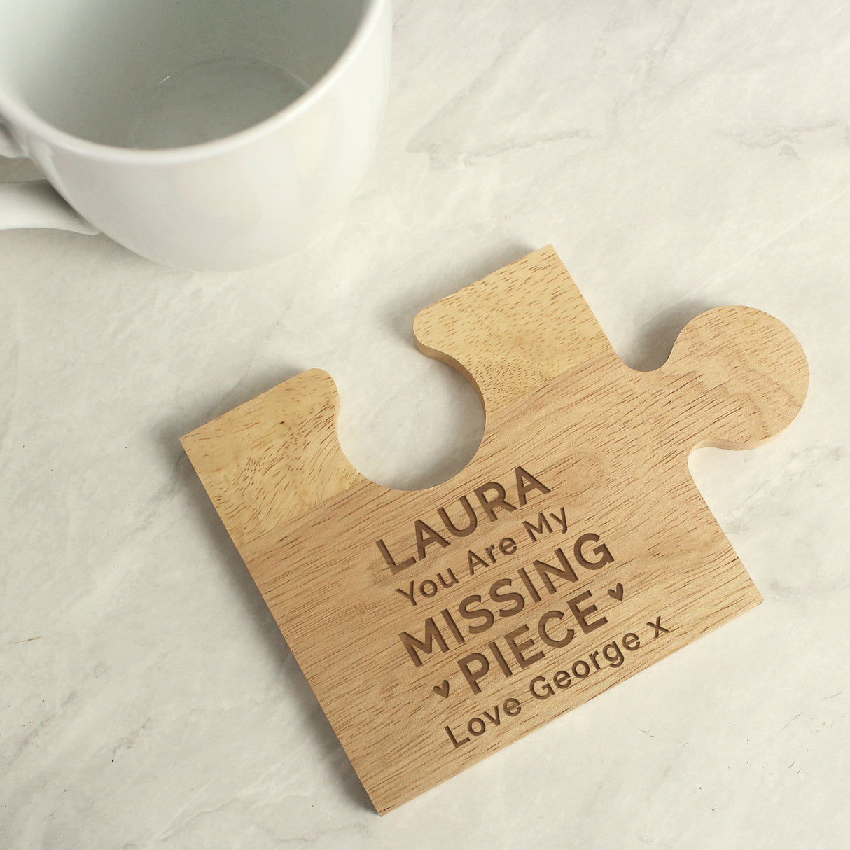 Personalised My Missing Piece Jigsaw Coaster: 3 - Coasters By Gift Moments