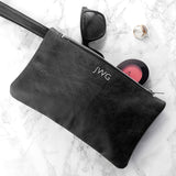 Personalised Monogram Leather Clutch Bag: 7 - Bags & Purses By Gift Moments