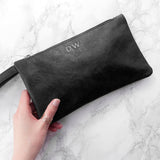 Personalised Monogram Leather Clutch Bag: 3 - Bags & Purses By Gift Moments