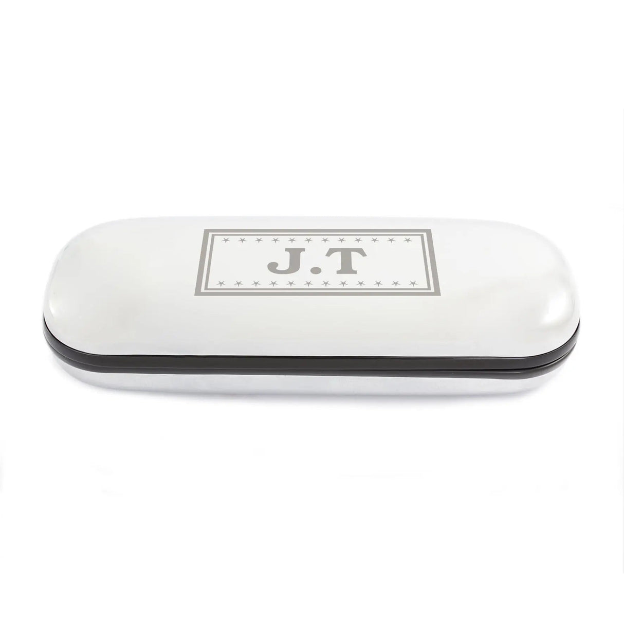 Personalised Monogrammed Chrome Glasses Case: 3 - Glasses Cases By Gift Moments