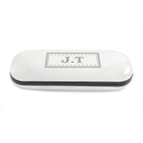 Personalised Monogrammed Chrome Glasses Case: 3 - Glasses Cases By Gift Moments