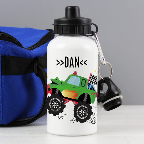 Personalised Kids Monster Truck Water Bottle: 2 - Kids Bottles By Gift Moments