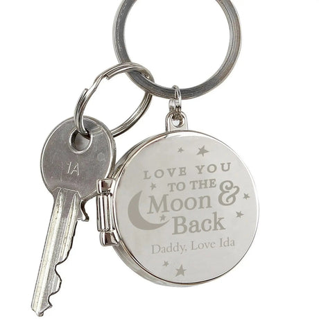 To the Moon and Back Photo Keyring: 3 - Keyrings By Gift Moments