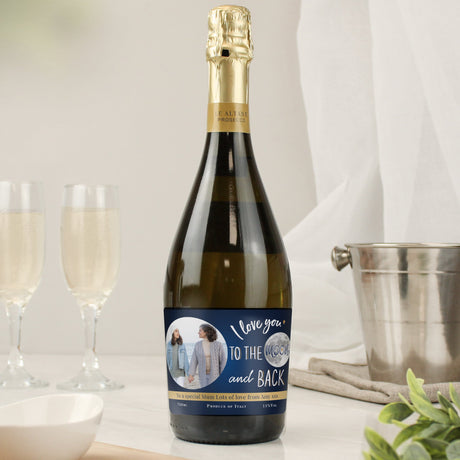 Personalised Moon & Back Prosecco Gift: 1 - Prosecco By Gift Moments