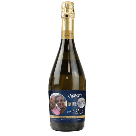 Personalised Moon & Back Prosecco Gift: 4 - Prosecco By Gift Moments