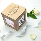 Personalised Mother’s Love Oak Photo Cube: 1 - Photo Cubes By Gift Moments