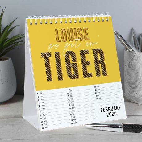 Personalised Motivational Quotes Desk Calendar: 2 - Calendars & Planners By Gift Moments