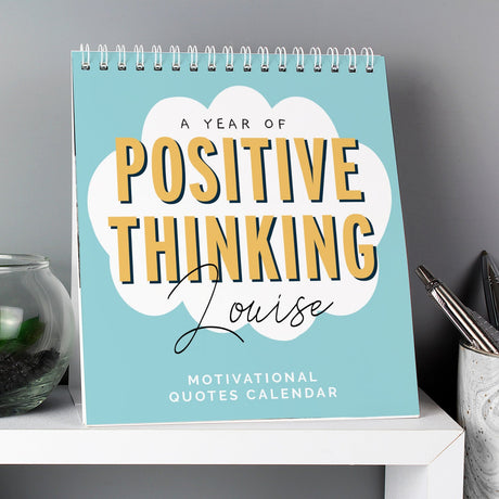 Personalised Motivational Quotes Desk Calendar: 1 - Calendars & Planners By Gift Moments