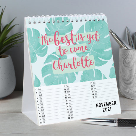 Personalised Motivational Quotes Desk Calendar: 4 - Calendars & Planners By Gift Moments