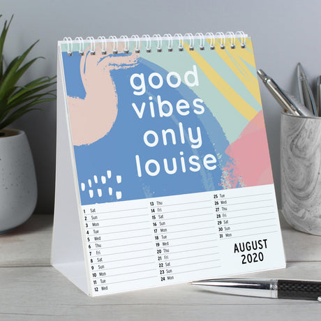 Personalised Motivational Quotes Desk Calendar: 3 - Calendars & Planners By Gift Moments