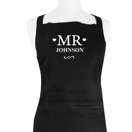 Personalised Mr Apron with Surname: 2 - Aprons By Gift Moments