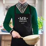 Personalised Mr Apron with Surname: 1 - Aprons By Gift Moments