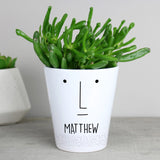 Personalised Mr Face Plant Pot: 1 - Pots & Planters By Gift Moments