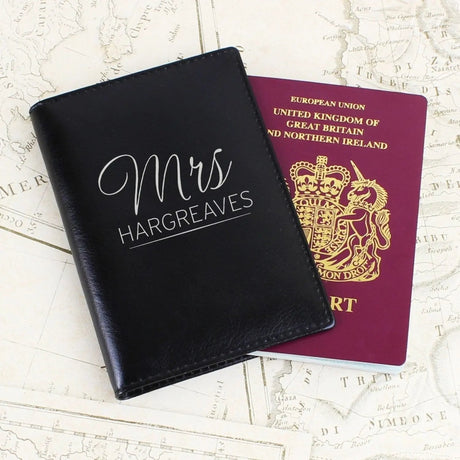 Personalised Mr & Mrs Passport Holders: 3 - Passport Holders By Gift Moments