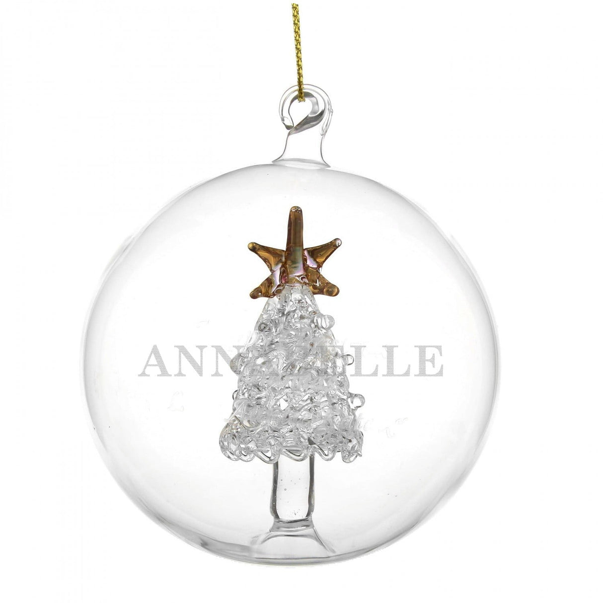 Personalised Glass Name Baubles for Christmas: 6 - Christmas Baubles By Gift Moments