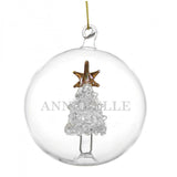 Personalised Glass Name Baubles for Christmas: 6 - Christmas Baubles By Gift Moments